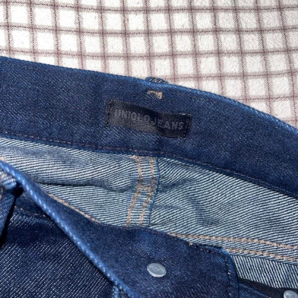 UNIQLO Dark Wash Wide Leg Jeans โ Size 27 - Picture 4 of 8